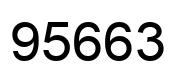 Número 95663 imagen negro