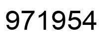 Número 971954 imagen negro
