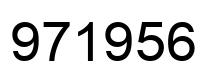 Número 971956 imagen negro