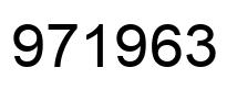 Número 971963 imagen negro