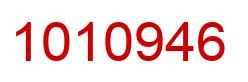 Number 1010946 red image