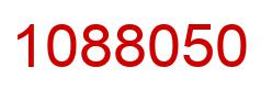 Number 1088050 red image