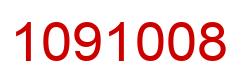 Number 1091008 red image