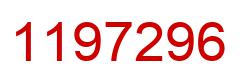 Number 1197296 red image
