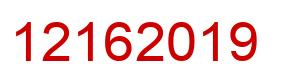 Number 12162019 red image