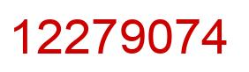 Número 12279074 imagen rojo