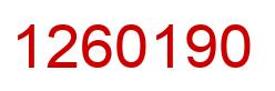 Número 1260190 imagen rojo