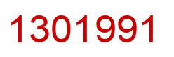 Número 1301991 imagen rojo