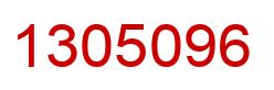 Número 1305096 imagen rojo