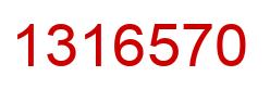 Número 1316570 imagen rojo