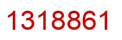 Número 1318861 imagen rojo