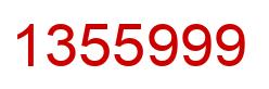 Número 1355999 imagen rojo