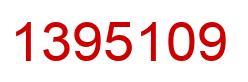 Número 1395109 imagen rojo