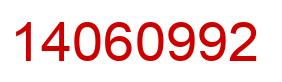 Número 14060992 imagen rojo