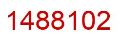 Number 1488102 red image