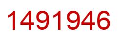 Number 1491946 red image