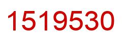 Number 1519530 red image