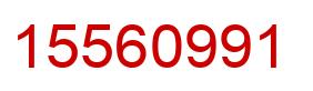 Número 15560991 imagen rojo