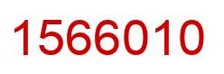 Number 1566010 red image