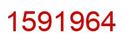 Number 1591964 red image