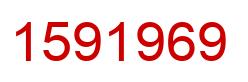 Número 1591969 imagen rojo