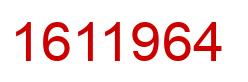 Número 1611964 imagen rojo