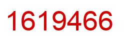 Number 1619466 red image