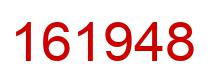 Number 161948 red image
