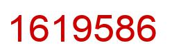 Number 1619586 red image