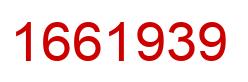 Número 1661939 imagen rojo