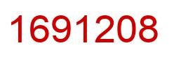 Number 1691208 red image