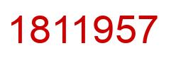 Número 1811957 imagen rojo
