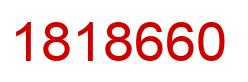 Number 1818660 red image
