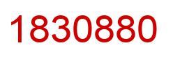 Number 1830880 red image