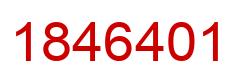 Number 1846401 red image