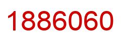 Number 1886060 red image