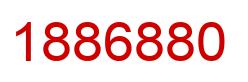 Number 1886880 red image