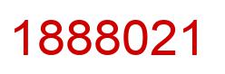 Number 1888021 red image