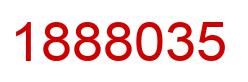 Number 1888035 red image