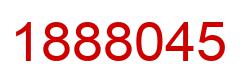 Number 1888045 red image
