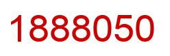 Number 1888050 red image