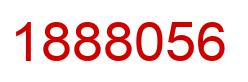 Number 1888056 red image