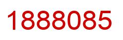Number 1888085 red image