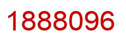 Number 1888096 red image