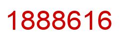 Number 1888616 red image