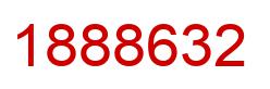 Number 1888632 red image