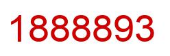 Number 1888893 red image