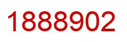 Number 1888902 red image