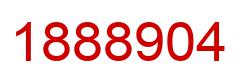 Number 1888904 red image