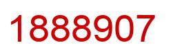Number 1888907 red image